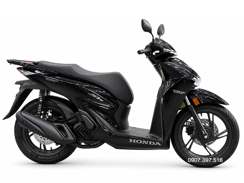 Honda SH150i Ý đen bóng 2027 tại Cà Mau - Sơn bóng lịch sự, tiện ích cho mỗi ngày