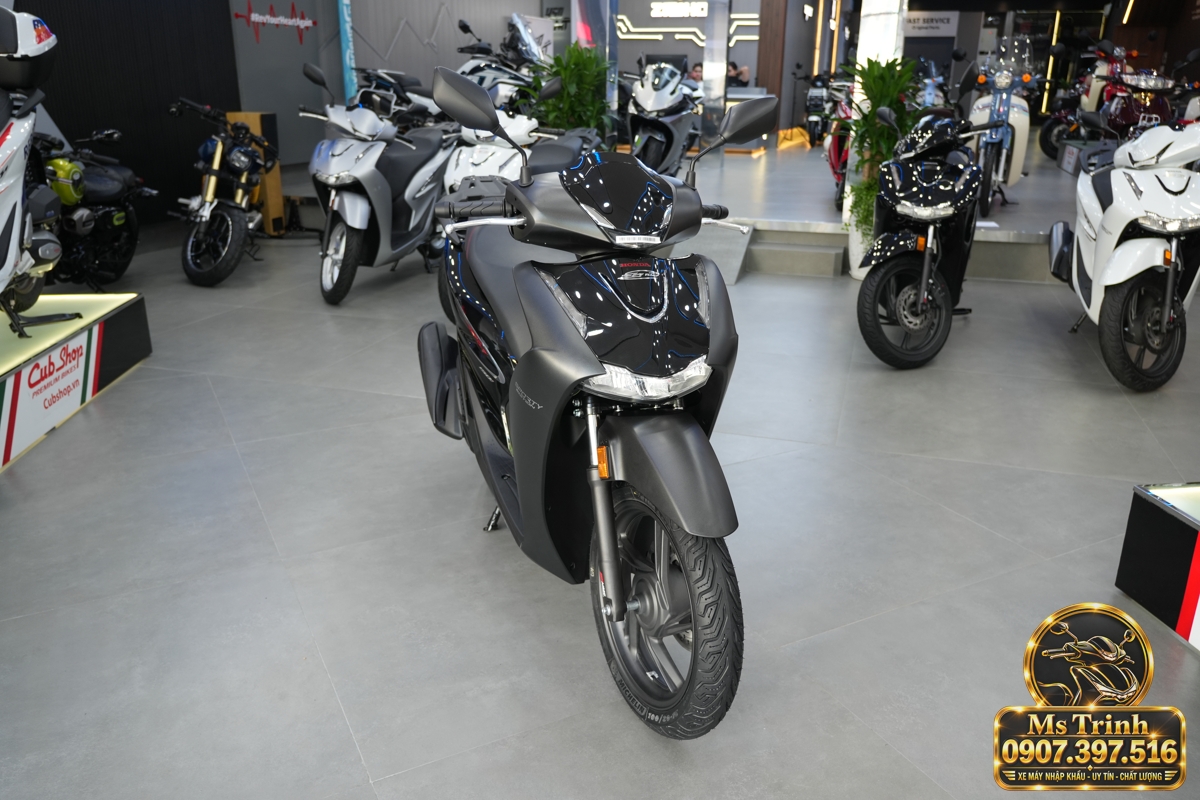 Honda SH150i Ý đen nhám 2027 tại Cà Mau sắc đen lịch lãm giá tốt, chính ngạch