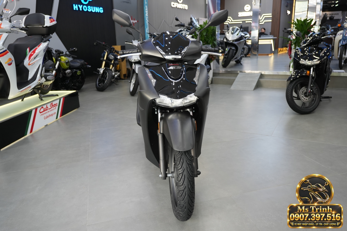 Honda SH150i Ý đen nhám 2027 tại Cà Mau sắc đen lịch lãm giá tốt, chính ngạch