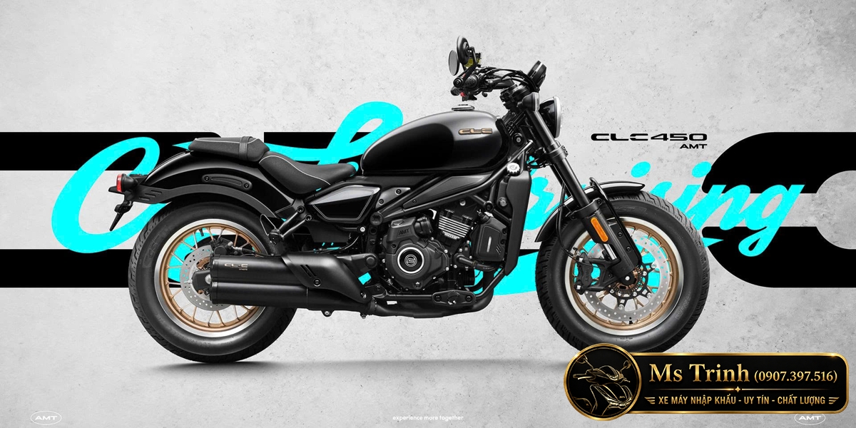 CFMoto 450CL-C AMT tại Cà Mau – Cruiser 449cc hộp số tự động AMT đầy cuốn hút, giá tốt