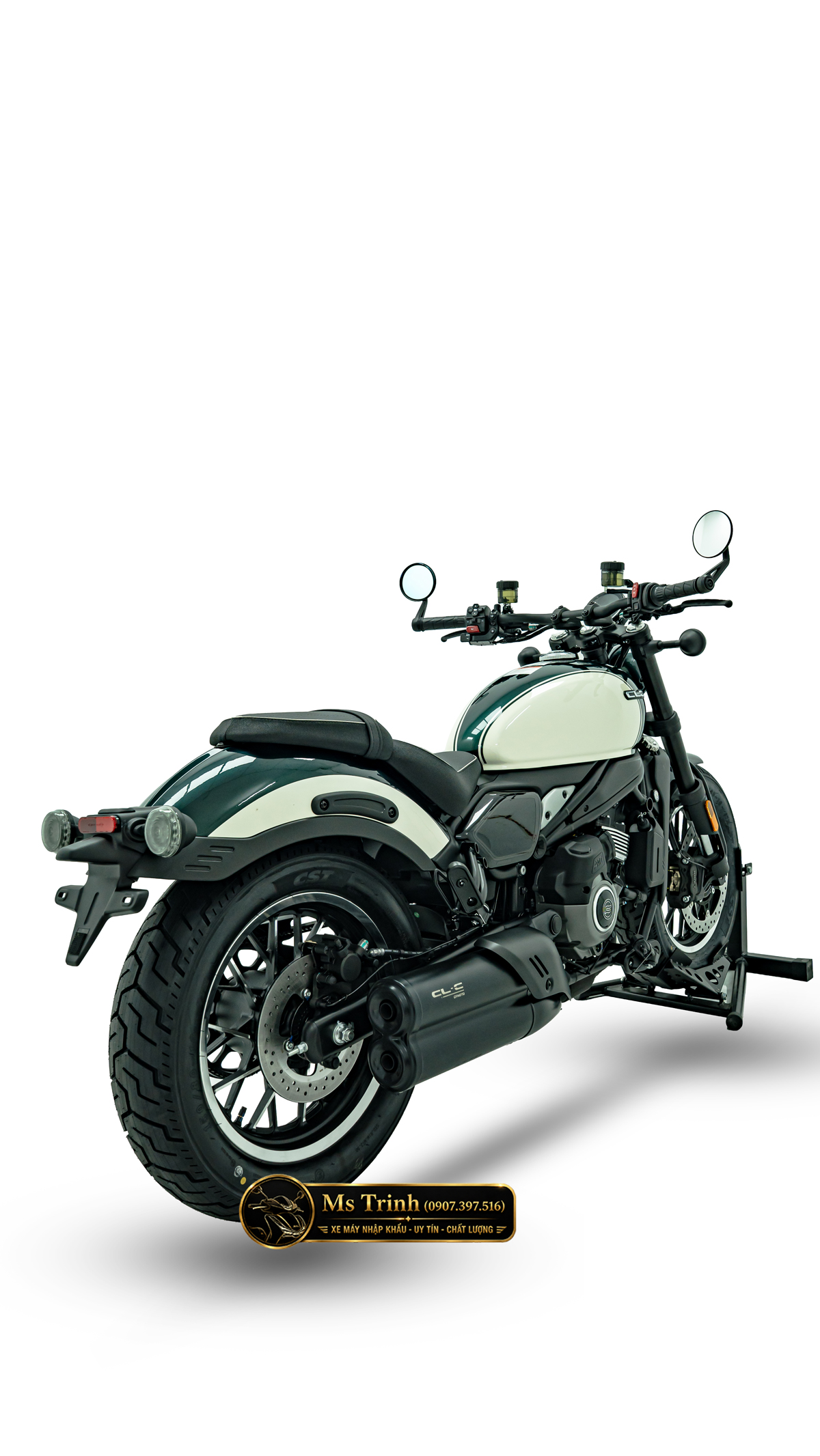 CFMOTO 450CL-C AMT Cà Mau Cruiser 449cc số tự động, giá 167 triệu