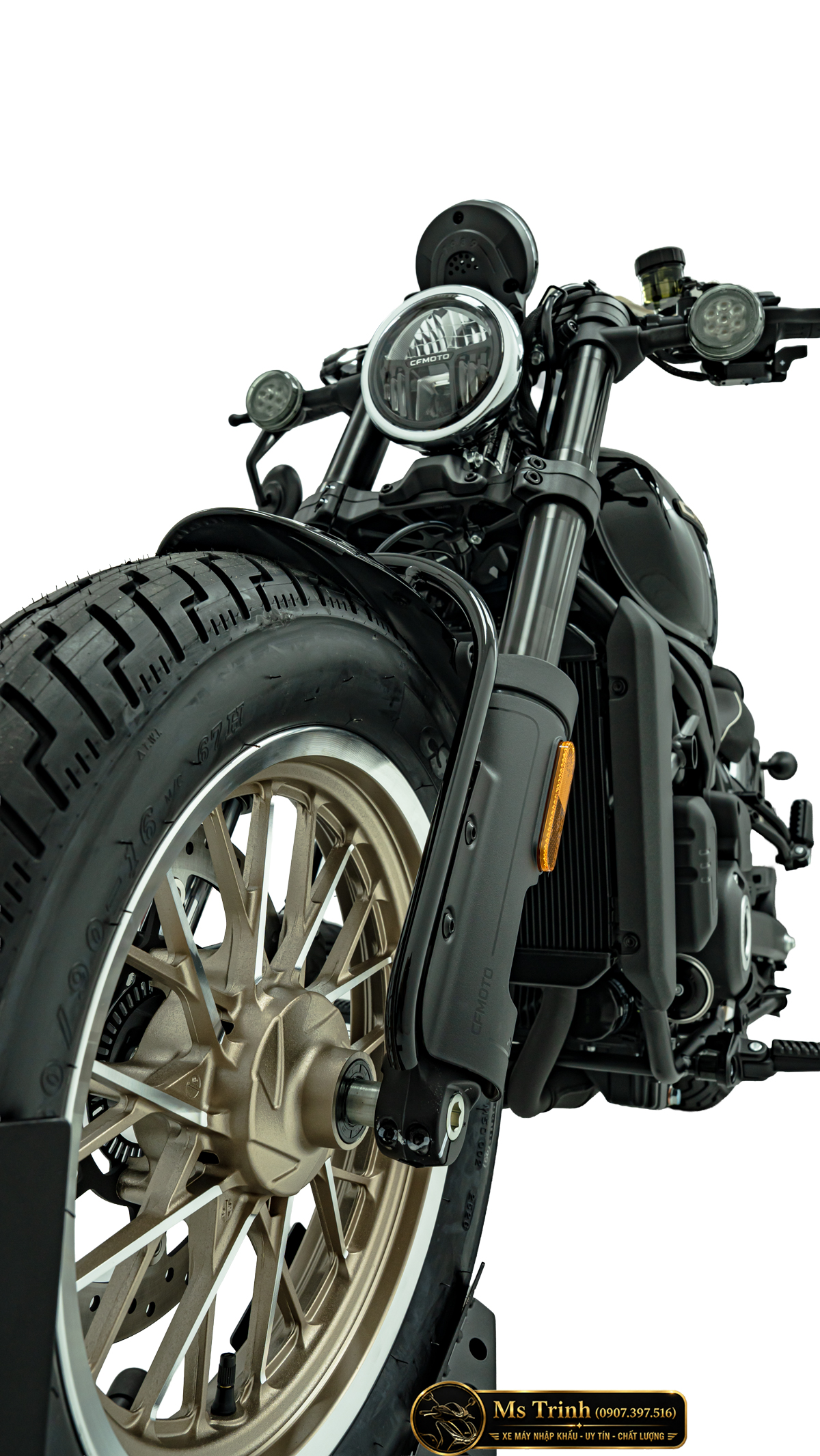 CFMOTO 450CL-C AMT Cà Mau Cruiser 449cc số tự động, giá 167 triệu
