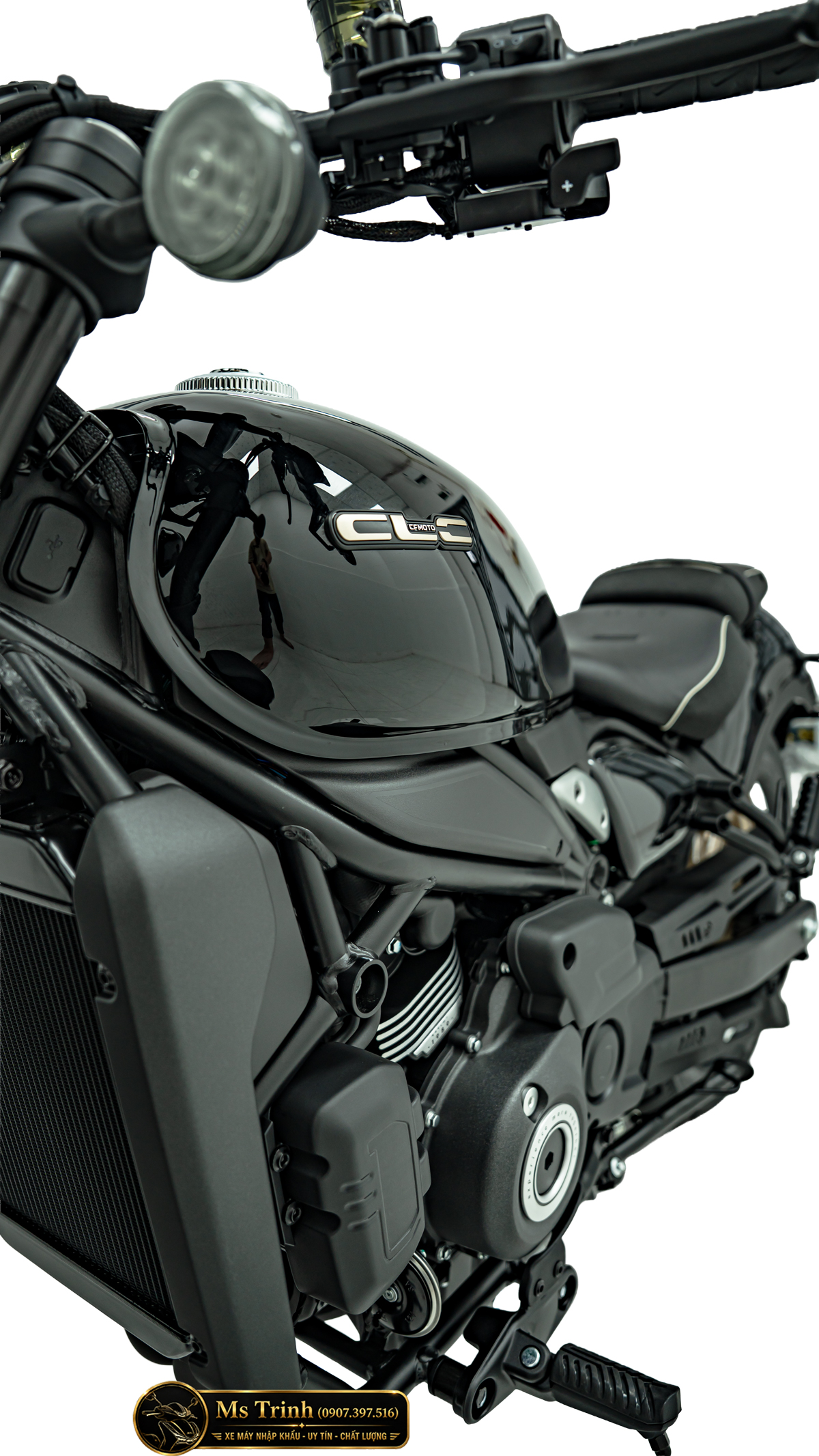 CFMOTO 450CL-C AMT Cà Mau Cruiser 449cc số tự động, giá 167 triệu