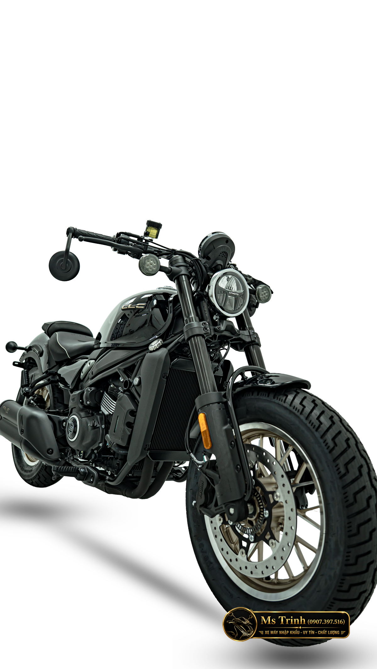 CFMOTO 450CL-C AMT Cà Mau Cruiser 449cc số tự động, giá 167 triệu