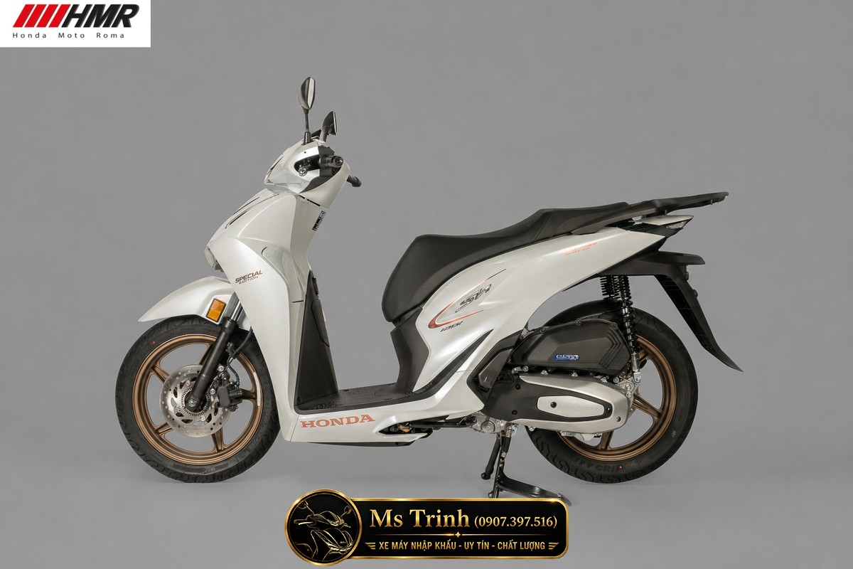 Honda SH150i Special Edition màu trắng 2026 nhập Ý tại Cà Mau - Vẻ đẹp thanh lịch của dòng SH Ý cao cấp