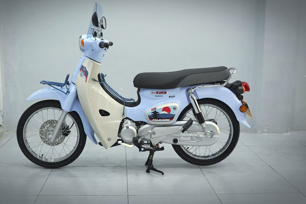 Honda Cub 110 Fujisan bản giới hạn tại Cà Mau - Thiết kế đậm chất Nhật Bản