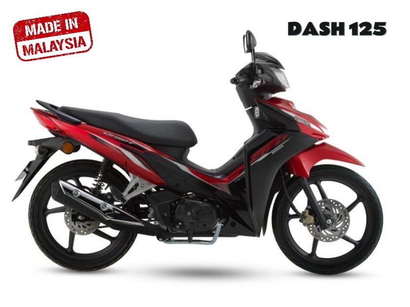 Honda Dash125 2025, 2 thắng dĩa, NK Chính Hãng Malaysia tại Cà Mau