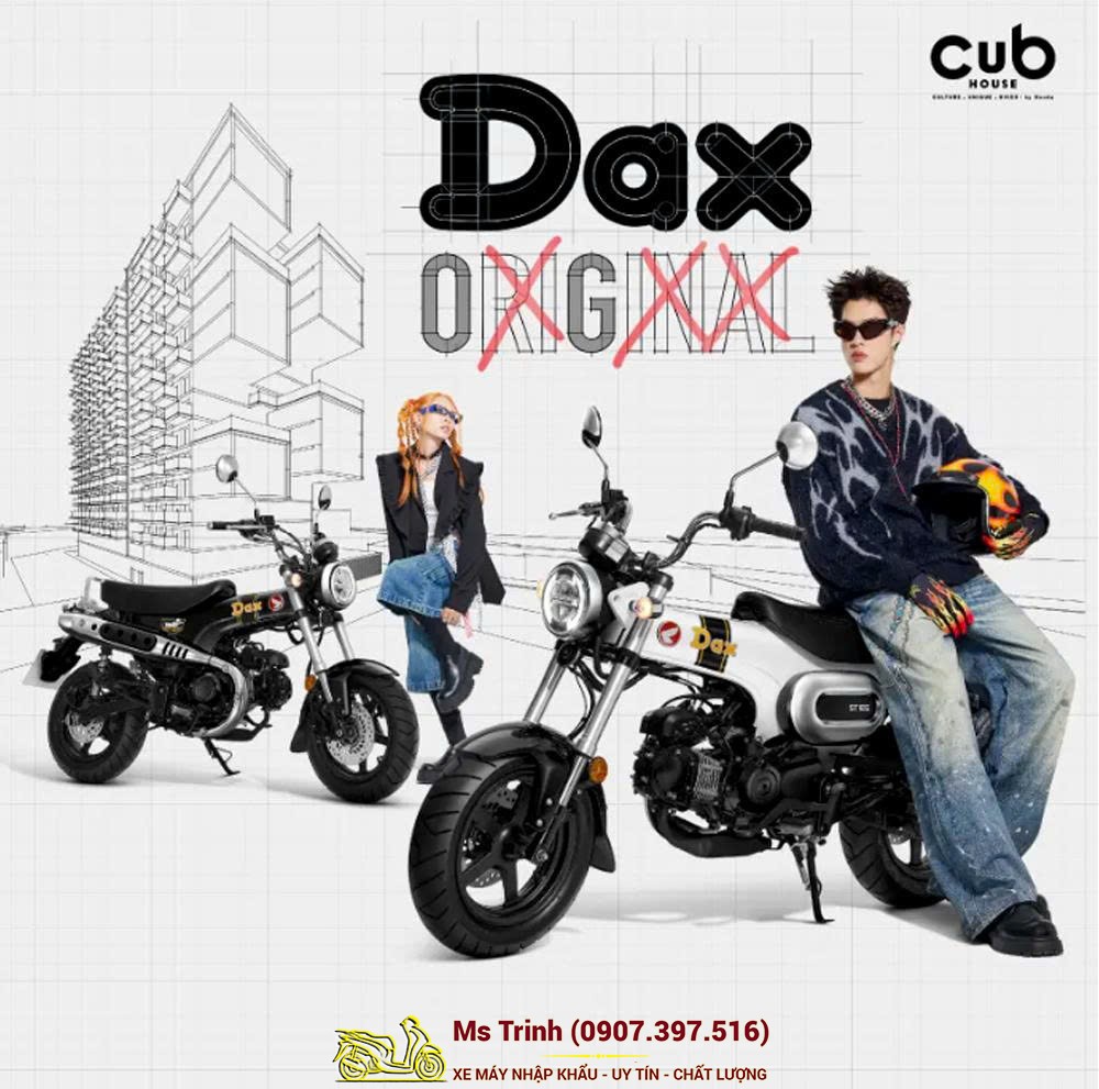 Honda Dax ST125 2026 tại Cà Mau - Minibike huyền thoại khung T-Bone đầy cá tính