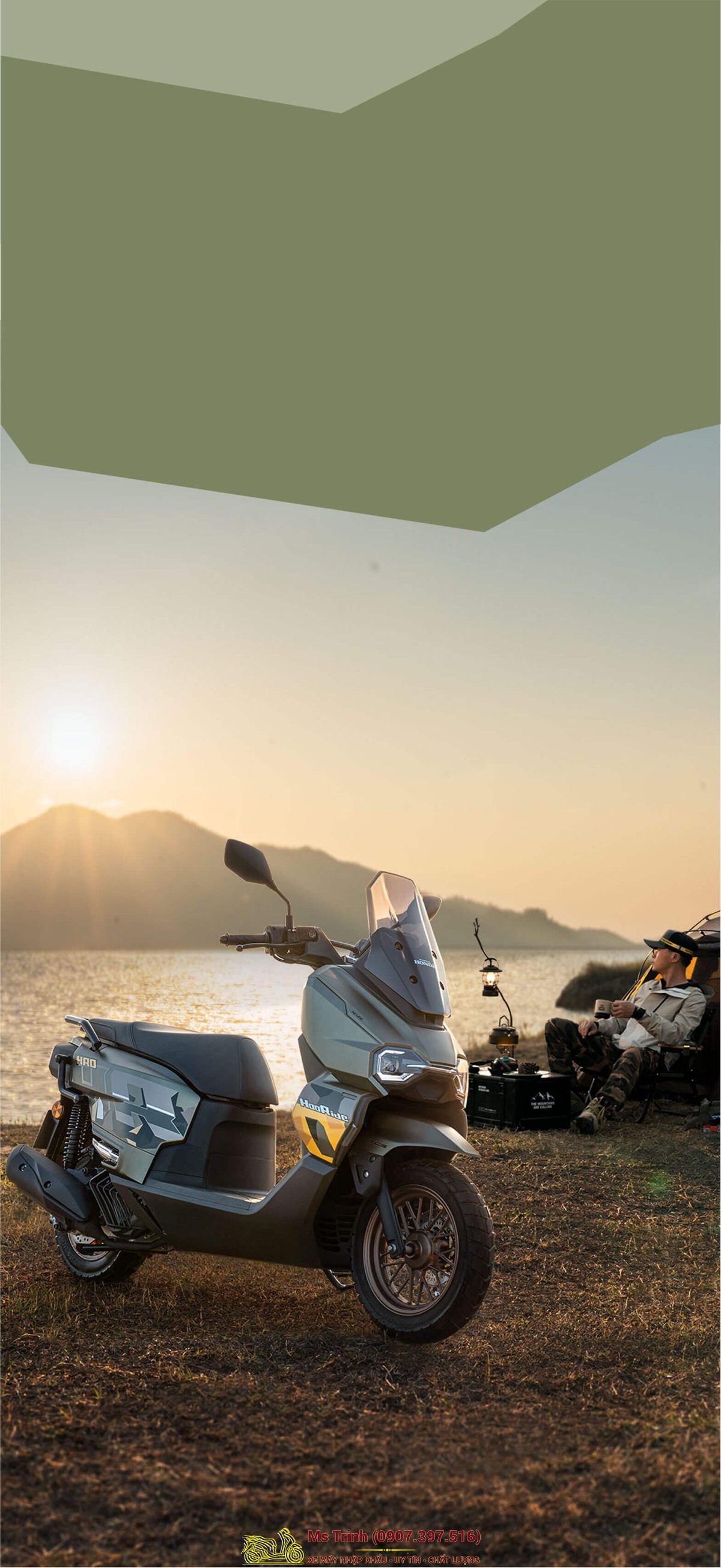 Honda HRD125 2026 - Xe tay ga ADV cá tính, ABS 2 kênh, công nghệ hiện đại tại Cà Mau