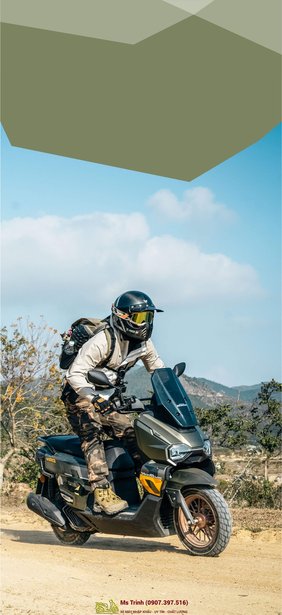 Honda HRD125 2026 - Xe tay ga ADV cá tính, ABS 2 kênh, công nghệ hiện đại tại Cà Mau