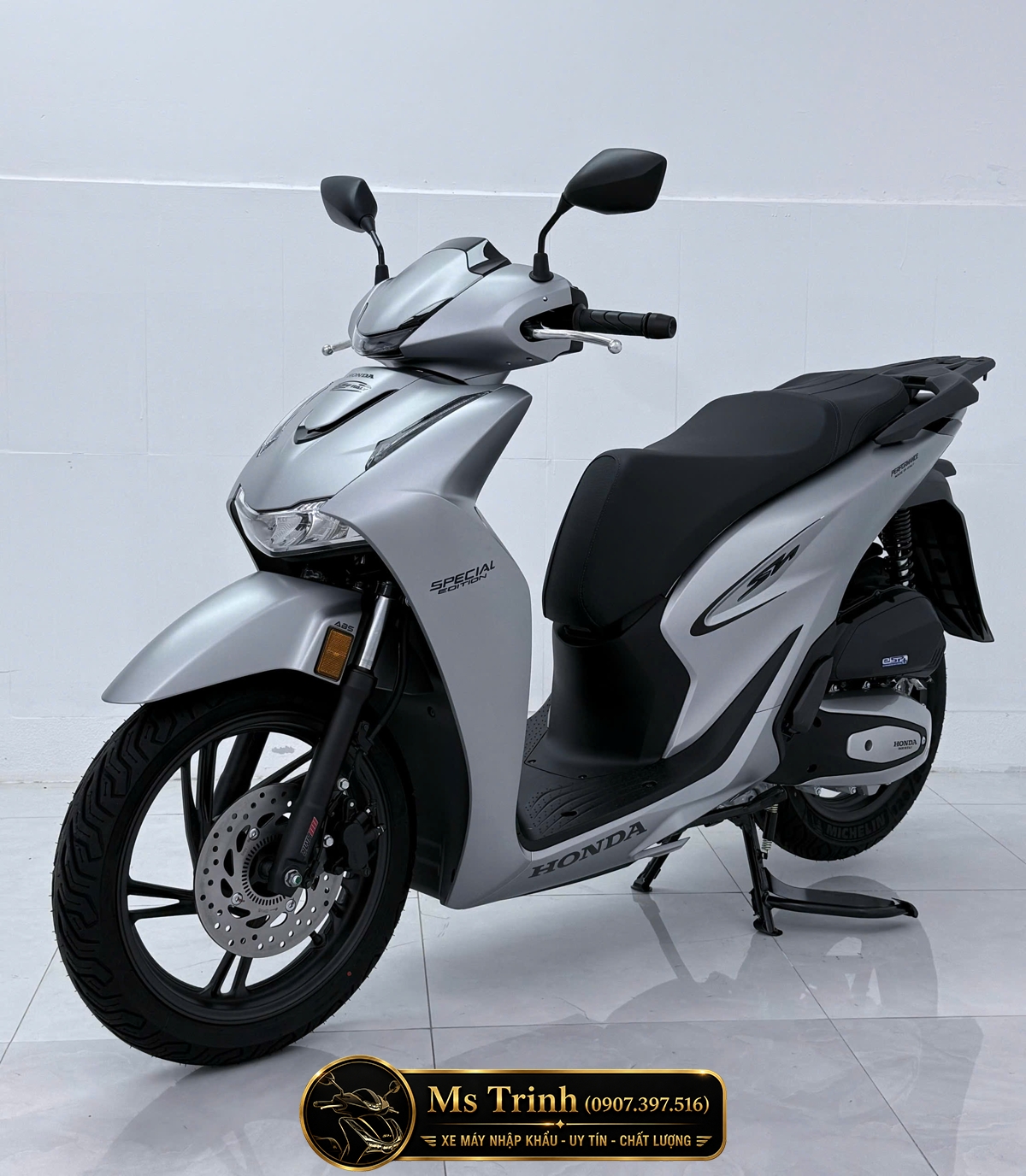 Honda SH150i Special Edition HMR màu bạc nhập Ý 2026 tại Cà Mau | Giá mới nhất, xe chính ngạch Honda Moto Roma