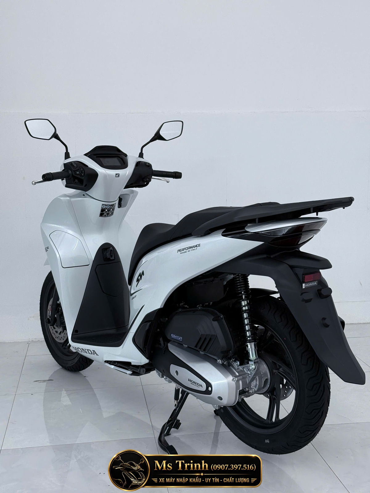 Honda SH150i Special Edition Standard nhập HMR Ý màu trắng tại Cà Mau: Giá trị nằm trong từng chi tiết nguyên bản