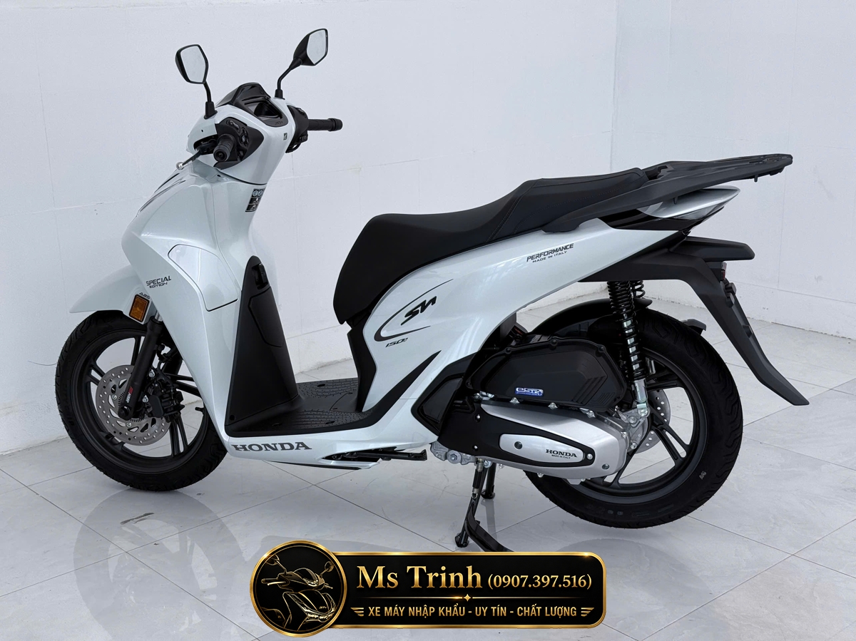 Honda SH150i Special Edition Standard nhập HMR Ý màu trắng tại Cà Mau: Giá trị nằm trong từng chi tiết nguyên bản
