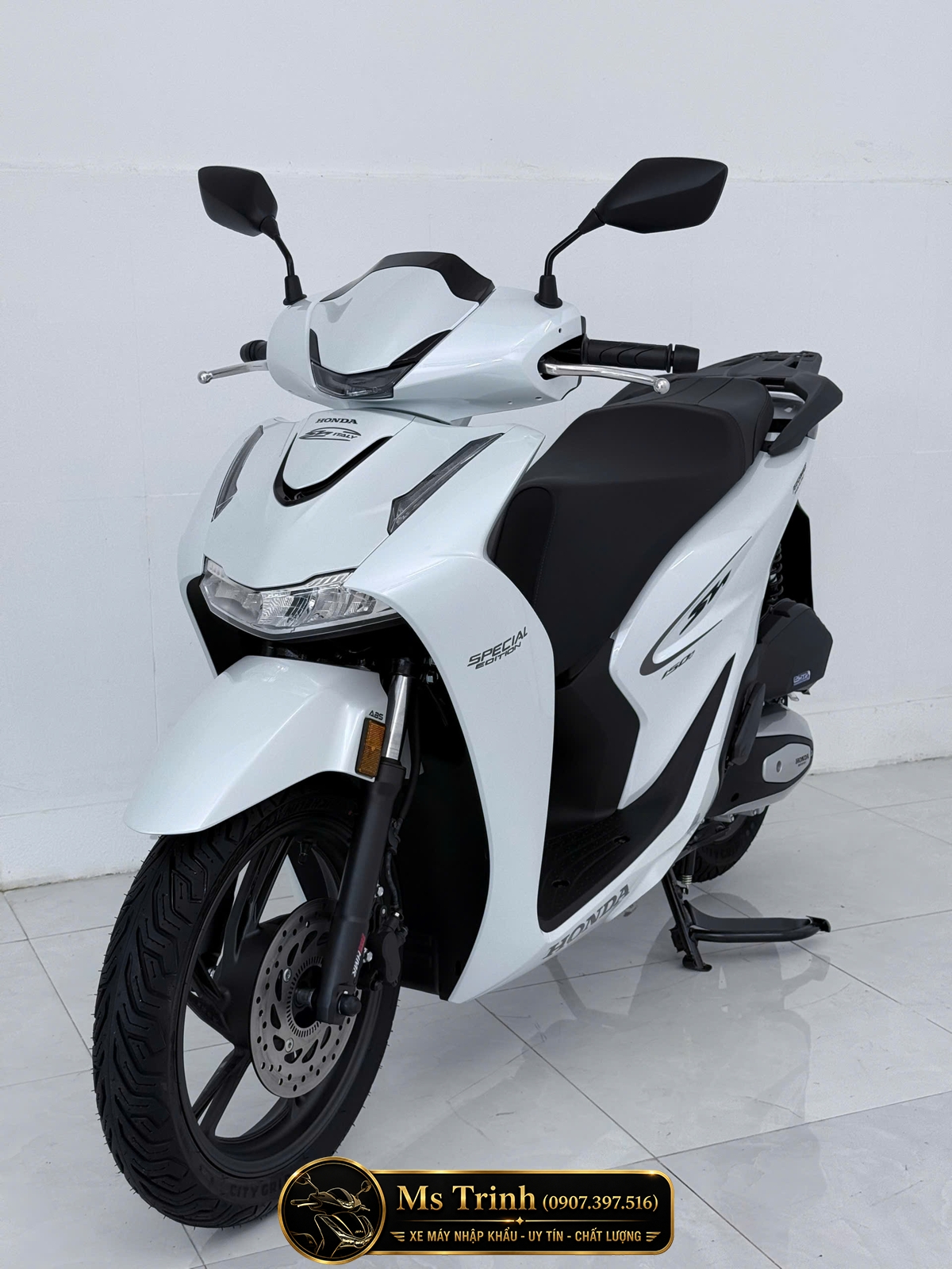 Honda SH150i Special Edition Standard nhập HMR Ý màu trắng tại Cà Mau: Giá trị nằm trong từng chi tiết nguyên bản