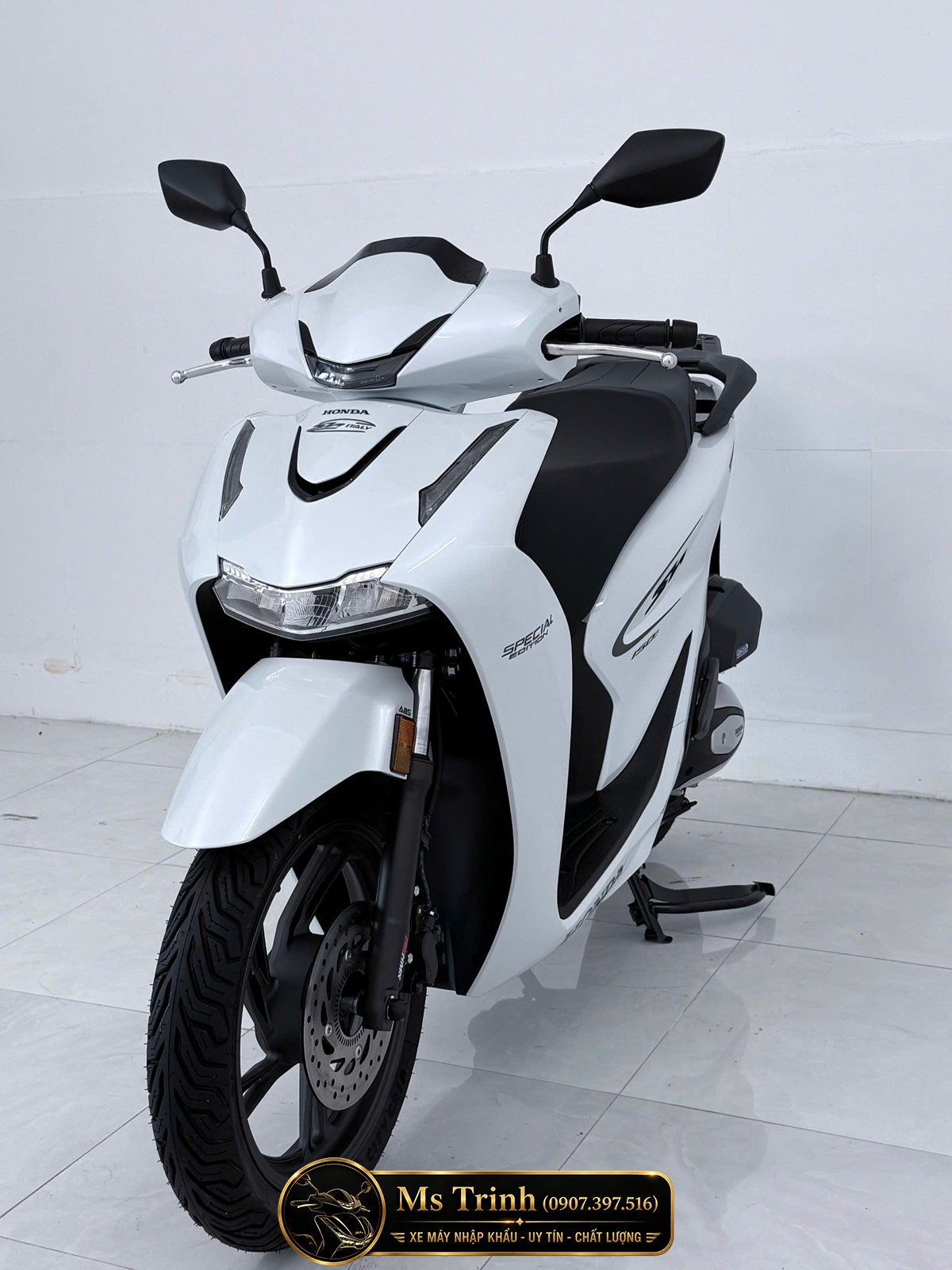 Honda SH150i Special Edition Standard nhập HMR Ý màu trắng tại Cà Mau: Giá trị nằm trong từng chi tiết nguyên bản