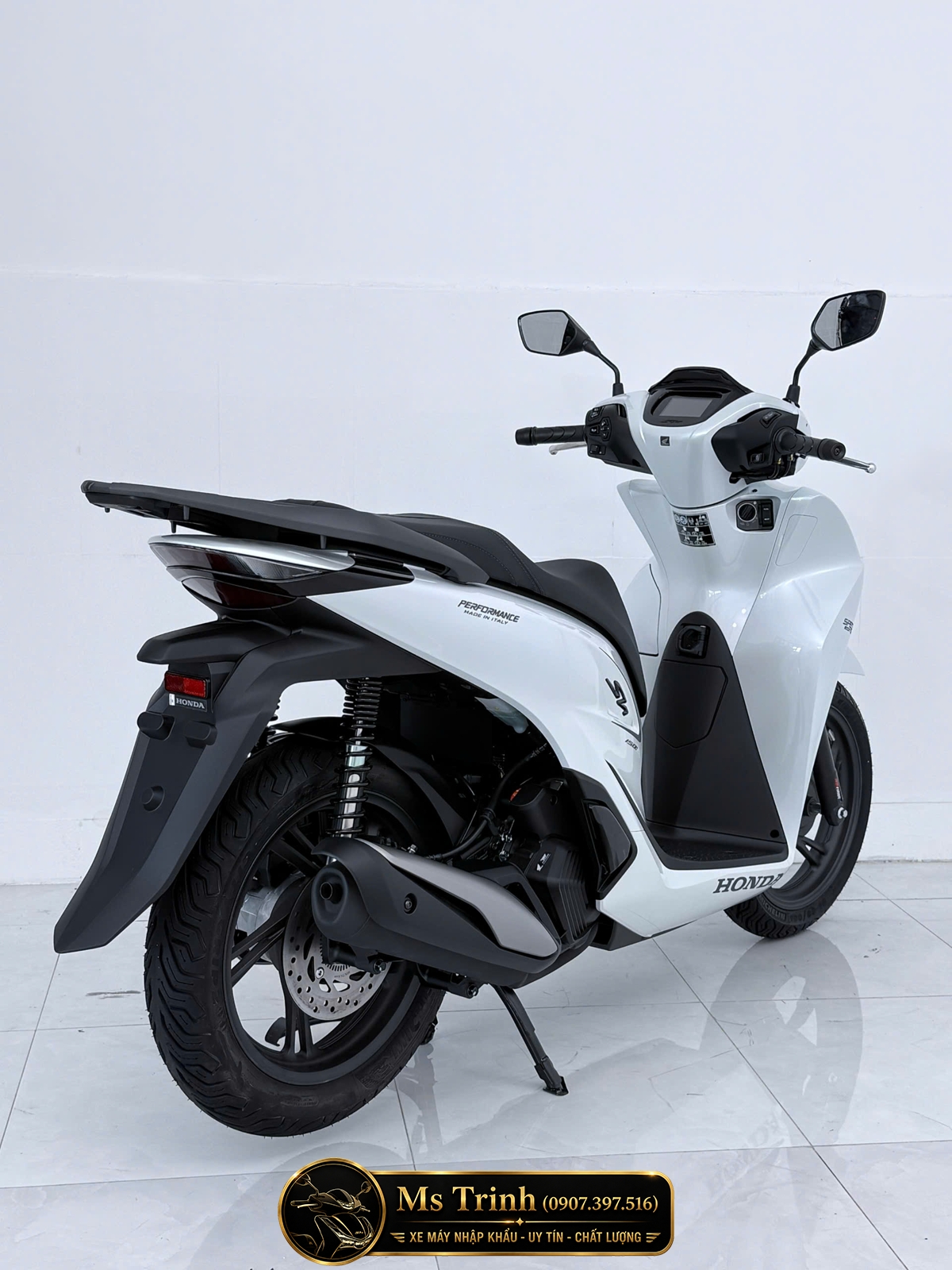 Honda SH150i Special Edition Standard nhập HMR Ý màu trắng tại Cà Mau: Giá trị nằm trong từng chi tiết nguyên bản