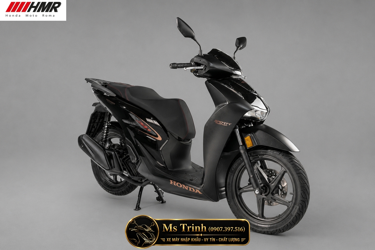 Honda SH150i nhập Ý 2026 Sporty màu đen tại Cà Mau - Mẫu SH Ý cao cấp được săn đón nhất hiện nay