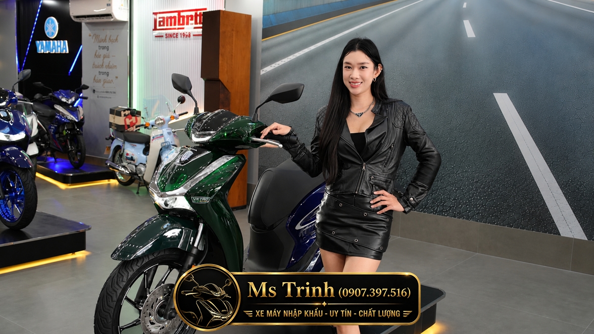 Honda SH150i Vetro Green - Sapphire tại Cà Mau: SH Ý Limited 200 xe
