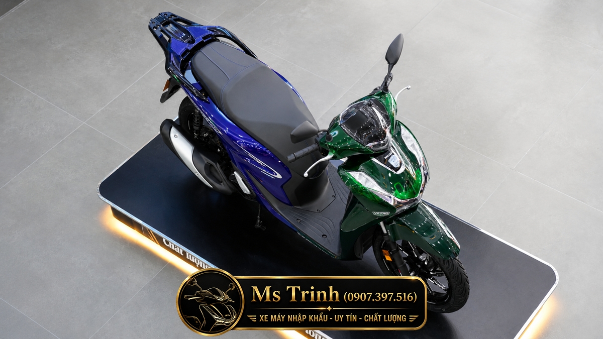 Honda SH150i Vetro Green - Sapphire tại Cà Mau: SH Ý Limited 200 xe