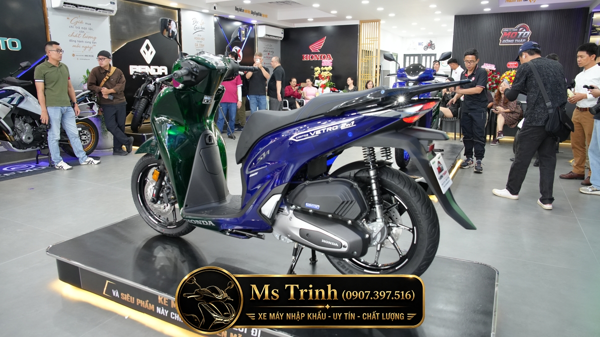 Honda SH150i Vetro Green - Sapphire tại Cà Mau: SH Ý Limited 200 xe