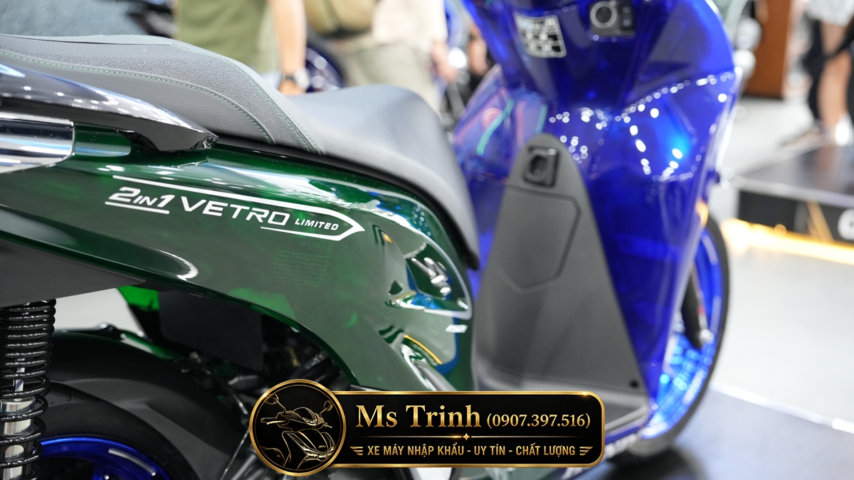 Honda SH150i Vetro Sapphire - Green tại Cà Mau: SH Ý 2 trong 1 giới hạn 200 xe