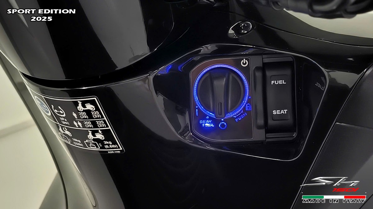 Honda SH150i 2025 Italy Sport Edition Màu Đen, Nhập Chính Hãng, Giá Rẻ tại Cà Mau