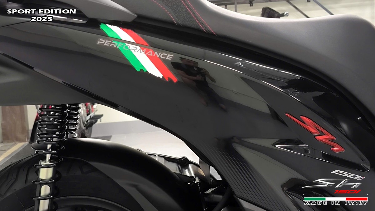 Honda SH150i 2025 Italy Sport Edition Màu Đen, Nhập Chính Hãng, Giá Rẻ tại Cà Mau