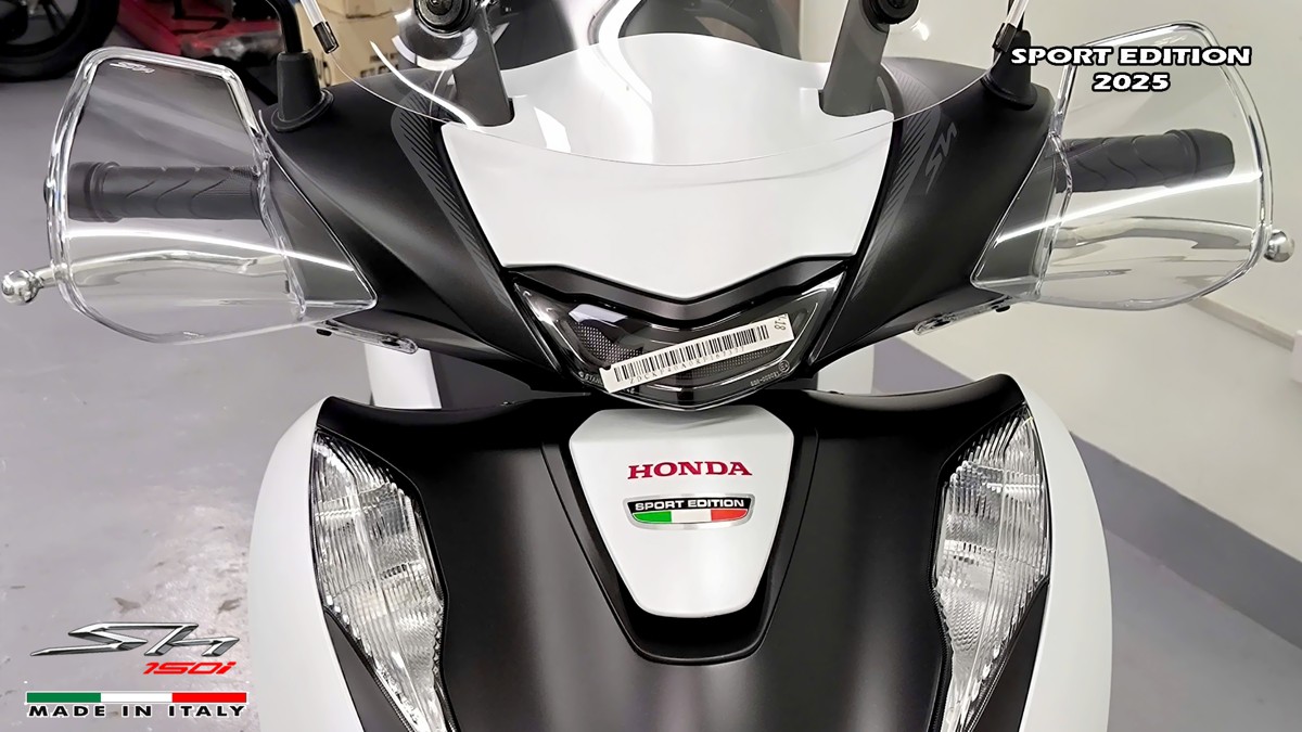 Honda SH150i Sport Edition 2025 Trắng, Made In Italy, Nhập Chính Hãng tại Cà Mau