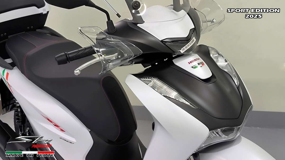Honda SH150i Sport Edition 2025 Trắng, Made In Italy, Nhập Chính Hãng tại Cà Mau