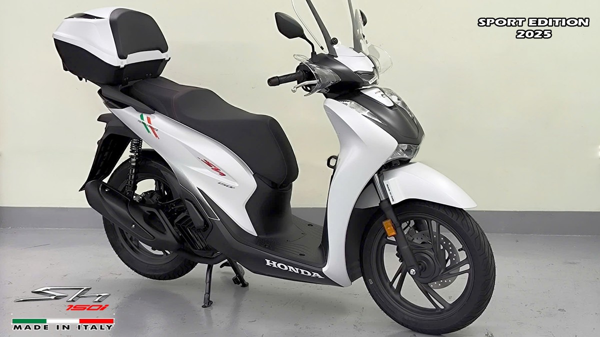 Honda SH150i Sport Edition 2025 Trắng, Made In Italy, Nhập Chính Hãng tại Cà Mau