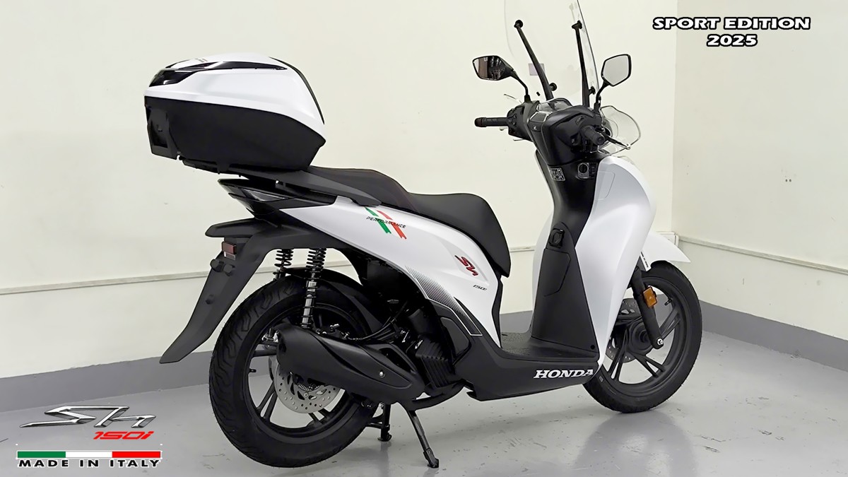 Honda SH150i Sport Edition 2025 Trắng, Made In Italy, Nhập Chính Hãng tại Cà Mau