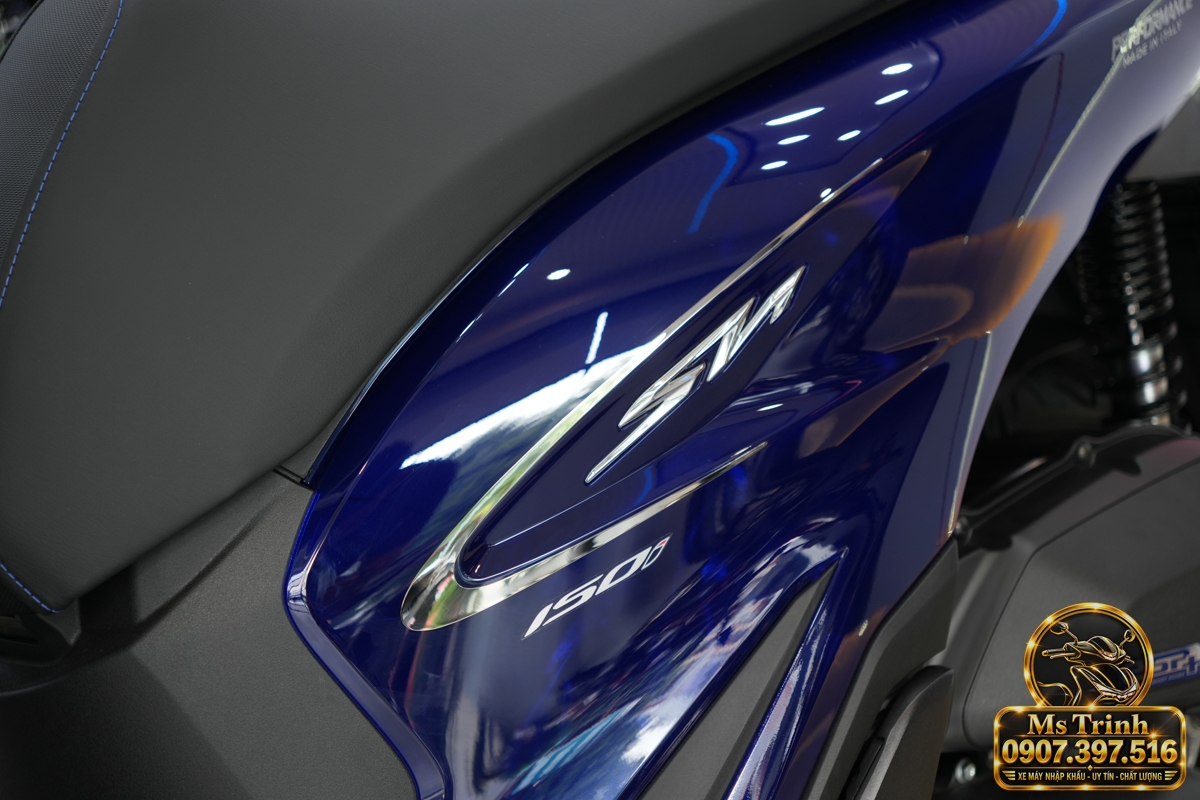 Honda SH150 Vetro Blue 2027 tại Cà Mau - Xanh Sapphire trong suốt, nhập Ý sang trọng