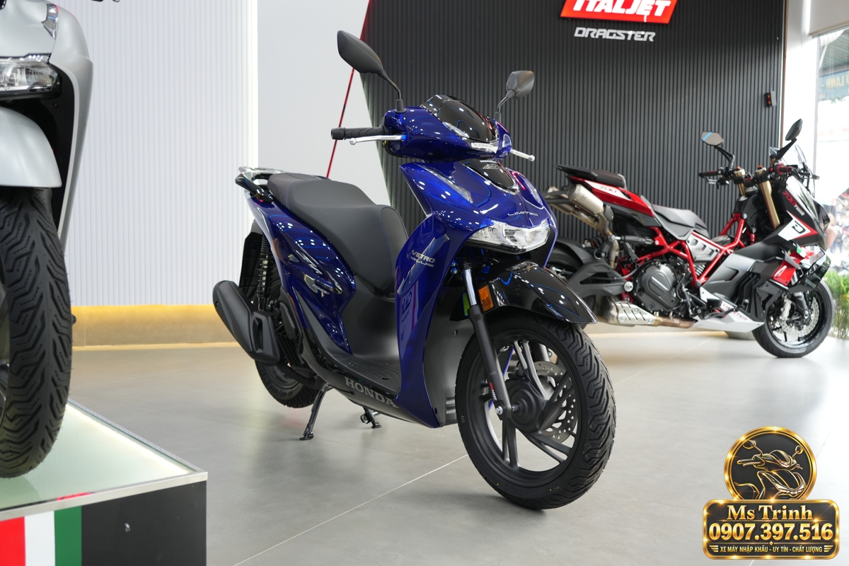 Honda SH150 Vetro Blue 2027 tại Cà Mau - Xanh Sapphire trong suốt, nhập Ý sang trọng