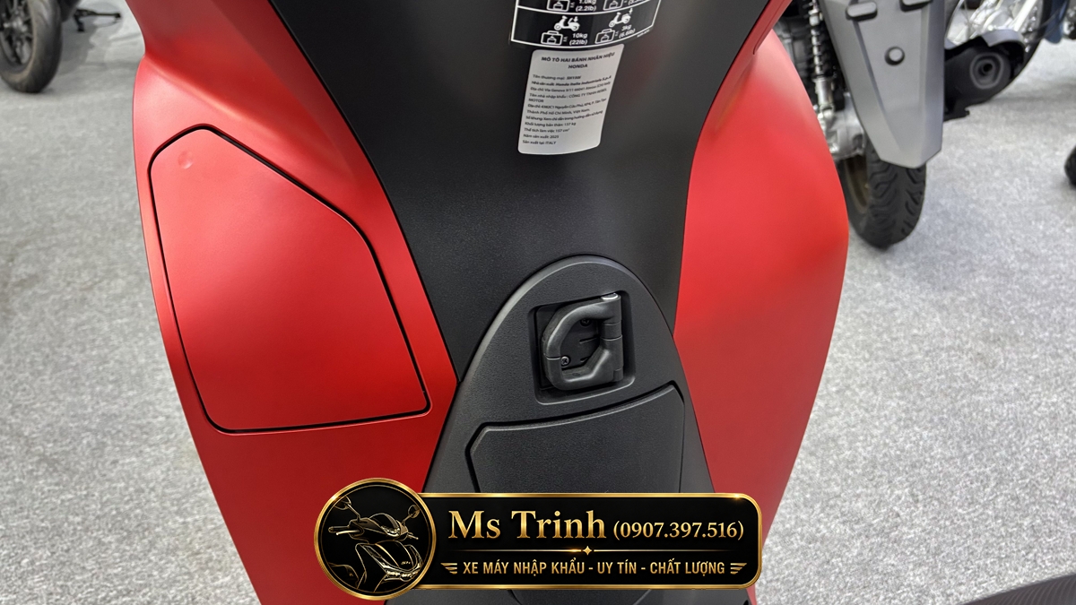 Honda SH150 Ý 2026 màu đỏ Sporty New Concept tại Cà Mau: Giá trị khác biệt của một chiếc SH nhập khẩu