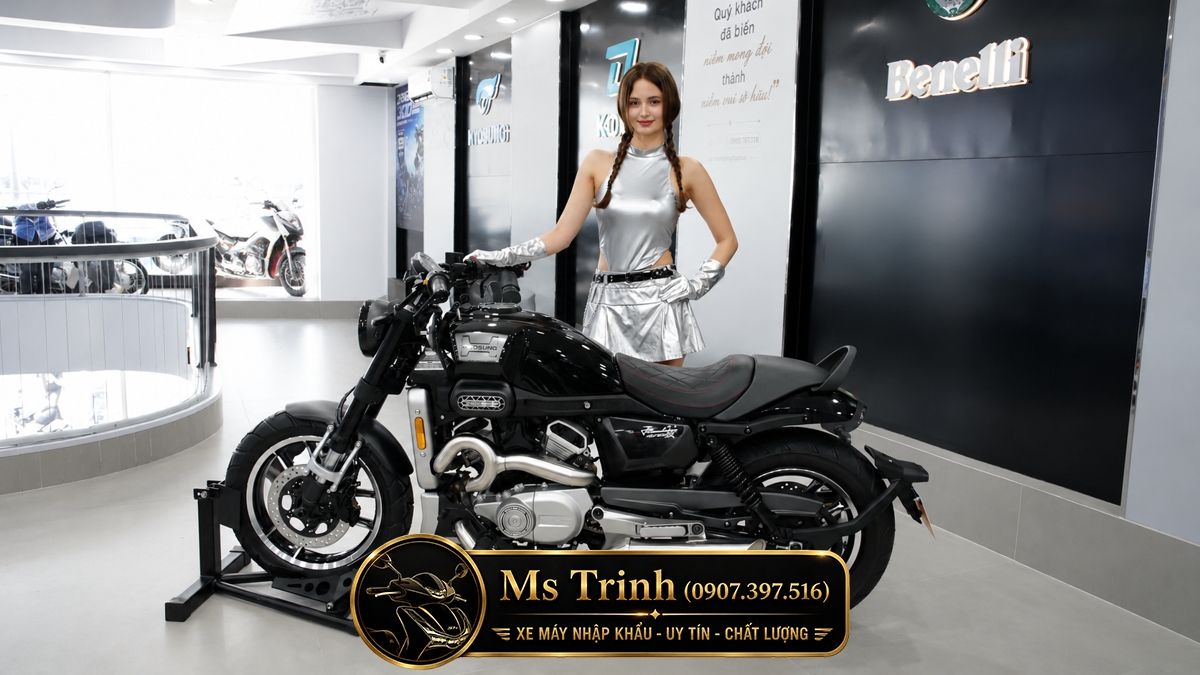 Hyosung GV350X tại Cà Mau - Cruiser 350cc Phong Cách Mỹ Cơ Bắp, Cá Tính