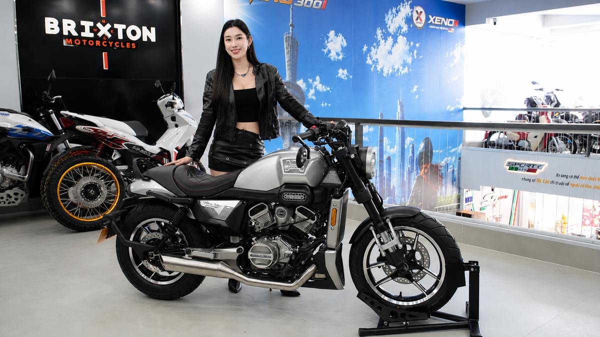 Hyosung GV350X tại Cà Mau - Cruiser 350cc Phong Cách Mỹ Cơ Bắp, Cá Tính