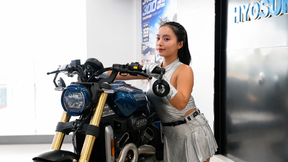 Hyosung GV350X tại Cà Mau - Cruiser 350cc Phong Cách Mỹ Cơ Bắp, Cá Tính