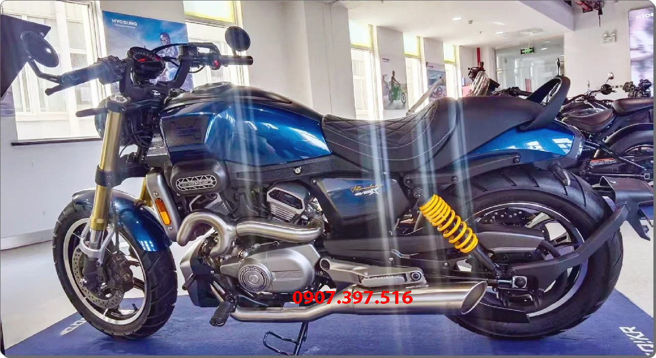 Hyosung GV350X tại Cà Mau - Cruiser 350cc Phong Cách Mỹ Cơ Bắp, Cá Tính