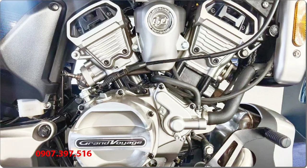 Hyosung GV350X tại Cà Mau - Cruiser 350cc Phong Cách Mỹ Cơ Bắp, Cá Tính