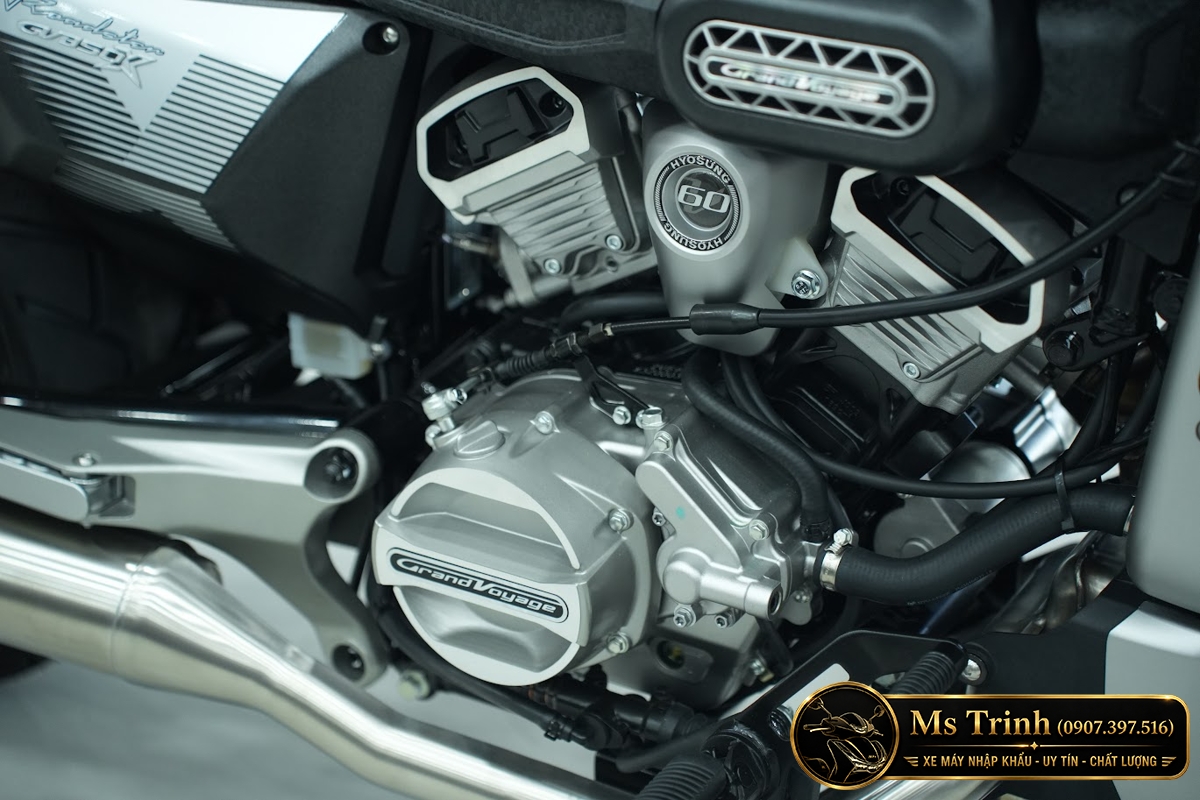 Hyosung GV350X tại Cà Mau - Cruiser 350cc Phong Cách Mỹ Cơ Bắp, Cá Tính