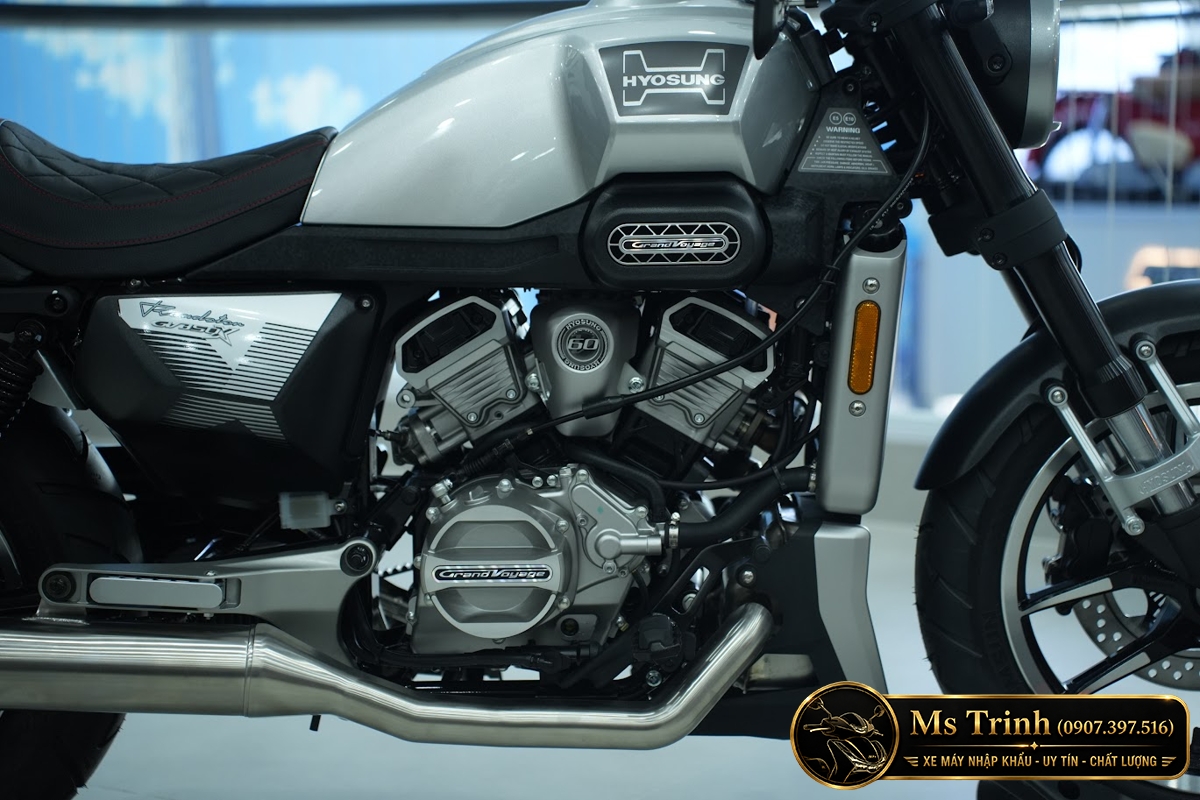 Hyosung GV350X tại Cà Mau - Cruiser 350cc Phong Cách Mỹ Cơ Bắp, Cá Tính