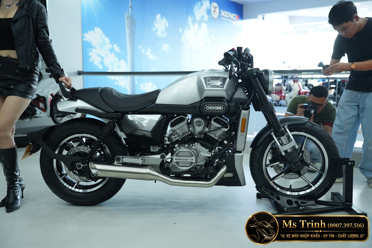 Hyosung GV350X tại Cà Mau - Cruiser 350cc Phong Cách Mỹ Cơ Bắp, Cá Tính