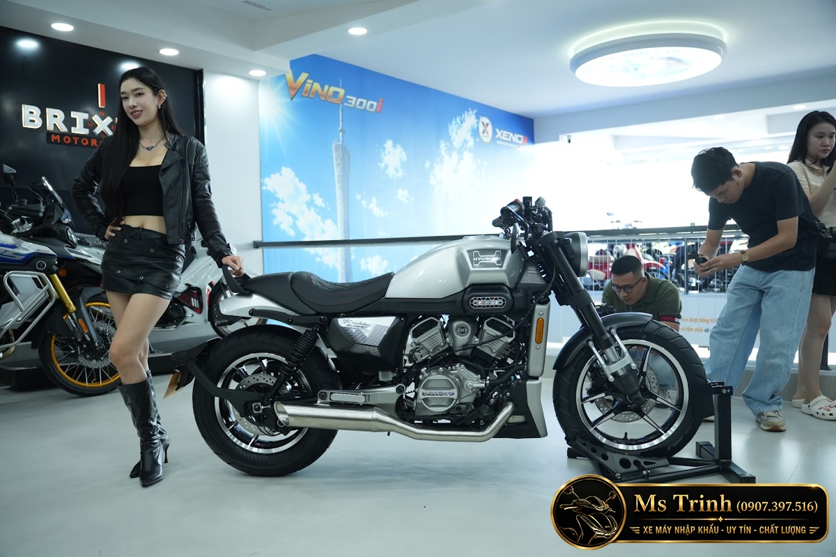 Hyosung GV350X tại Cà Mau - Cruiser 350cc Phong Cách Mỹ Cơ Bắp, Cá Tính