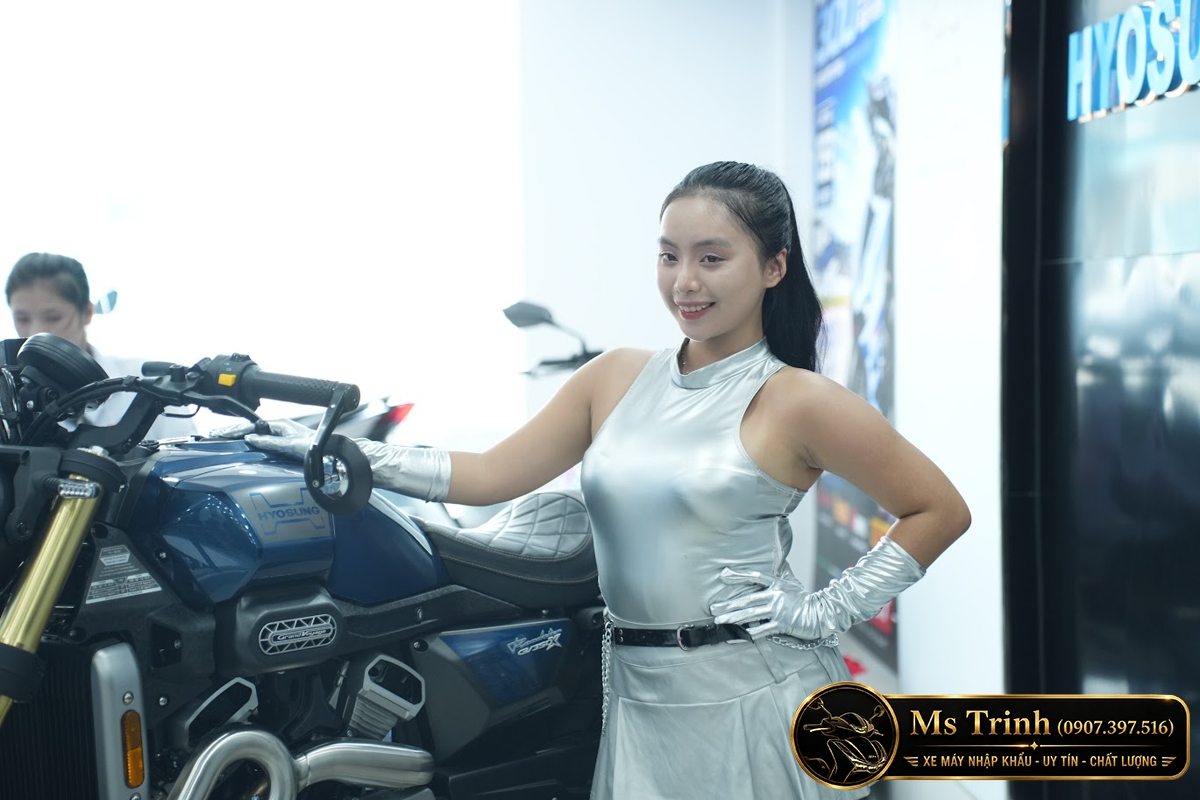 Hyosung GV350X tại Cà Mau - Cruiser 350cc Phong Cách Mỹ Cơ Bắp, Cá Tính