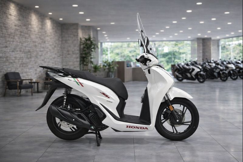 Honda SH150 trắng pha lê nhập Ý 2026 tại Cà Mau - Sport Edition chính ngạch, chuẩn chất Ý