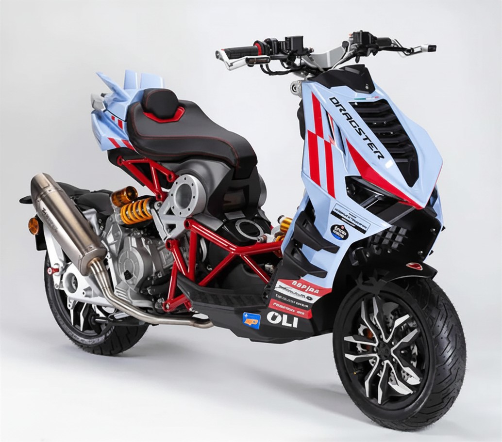 Italjet Dragster 300 Gresini Racing Tại Cà Mau - Chiếc Scooter Ý Khiến Dân Chơi Xe Phải Ngoái Nhìn
