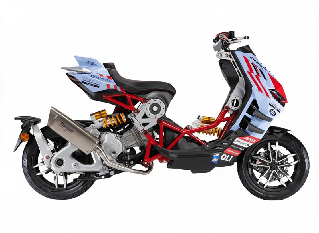Italjet Dragster 300 Gresini Racing Tại Cà Mau - Chiếc Scooter Ý Khiến Dân Chơi Xe Phải Ngoái Nhìn