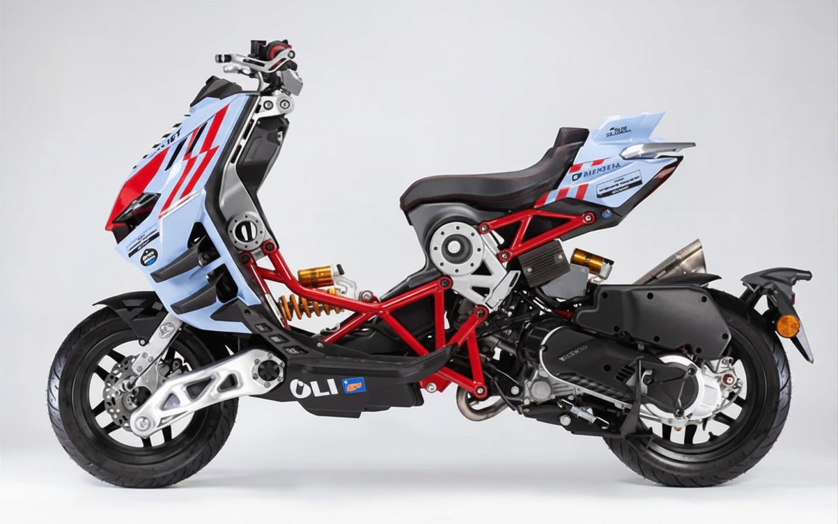 Italjet Dragster 300 Gresini Racing Tại Cà Mau - Chiếc Scooter Ý Khiến Dân Chơi Xe Phải Ngoái Nhìn