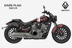 Benda Drak Flag 500, Động Cơ V4, Phuộc Nâng Điện, TCS, ABS tại Cà Mau