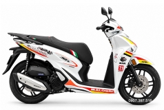Honda SH150 Ý Malossi 2026 tại Cà Mau - Tem custom thể thao, dáng SH thanh lịch